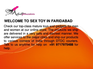 Sex Toys In Faridabad