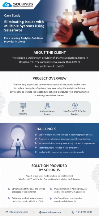 Eliminating Issues with Multiple Systems Using Salesforce