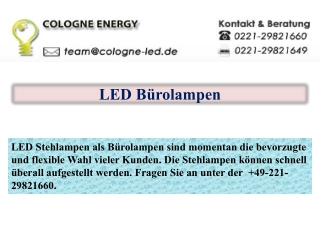 LED Bürolampen