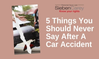 5 Things You Should Never Say After A Car Accident
