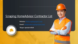 Scraping HomeAdvisor Contractor List