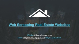 Web Scrapping Real Estate Websites