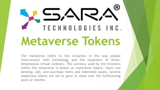 Metaverse Token Development