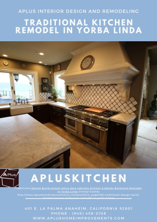 Traditional Kitchen Remodel in Yorba Linda