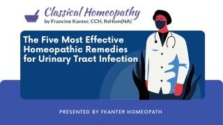 The Five Most Effective Homeopathic Remedies for Urinary Tract Infection