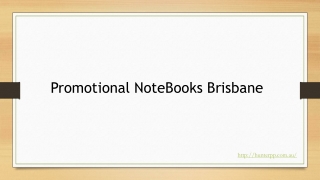 Promotional NoteBooks Brisbane