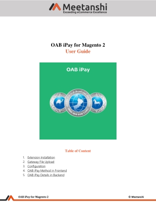 Magento 2 OAB iPay