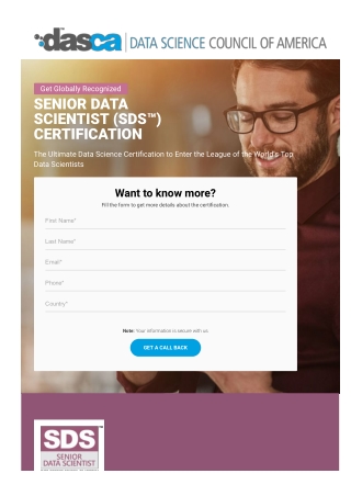 Senior Data Scientist