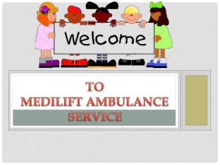 Medical Transfer by Medilift Ambulance Service in Hazaribagh and Ramgarh