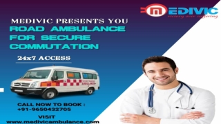 ICU Ambulance Service in Bihta and Rajendra Nagar, Patna by Medivic