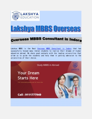 Overseas MBBS Consultant in Indore