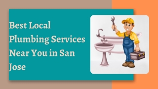 Best Local Plumbing Services Near You in San Jose