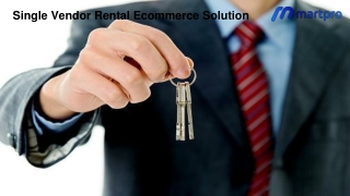 Single Vendor Rental Ecommerce Solution