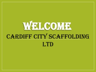 Best Scaffolder hire in Caerau