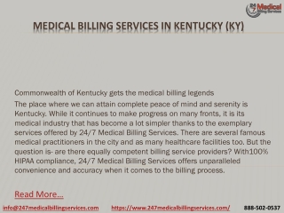 Medical Billing Services in Kentucky (KY) PDF