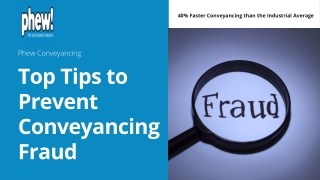 Top Tips to Prevent Conveyancing Fraud