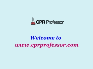 AED Certification from CPR Professor