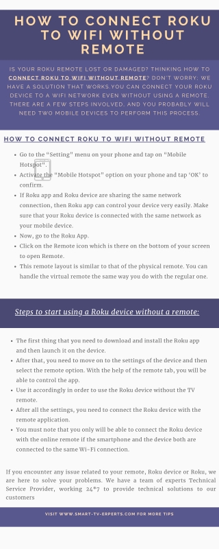 How to Connect Roku to WiFi Without Remote