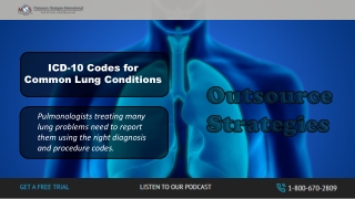 ICD-10 Codes for Common Lung Conditions