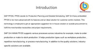 SAP HANA PPDS PPT | SAP S4 HANA PPDS Training | SAP PPDS Configuration Guide