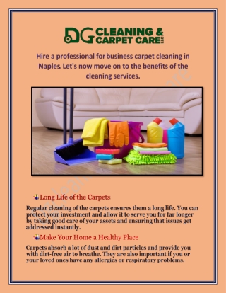 Hire A Professional For Business Carpet Cleaning In Naples, FL