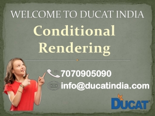Conditional Rendering
