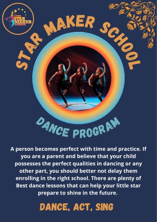 Learn For Dance Programs With Professionals | Star Maker School