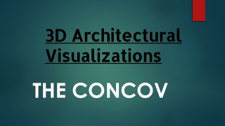 3D Architectural Visualizations PPT