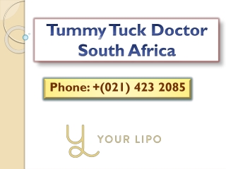 Tummy Tuck Doctor South Africa