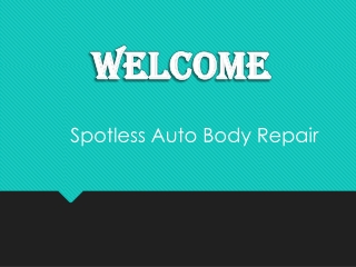 Best Service for Accident repair Noel Park