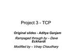 Project 3 - TCP