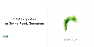 M3M Properties At Sohna Road, Gurugram | Brochure