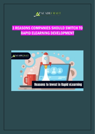 RAPID ELEARNING DEVELOPMENT