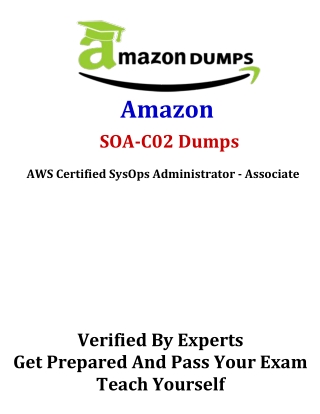Best Tips to Pass the Amazon SOA-C02 Dumps PDF in One Try
