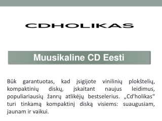 Muusikaline CD Eesti