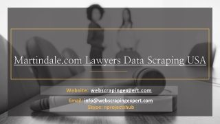 Martindale.com Lawyers Data Scraping USA