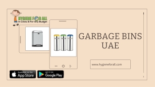 GARBAGE BINS UAE