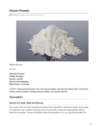 Heroin Powder