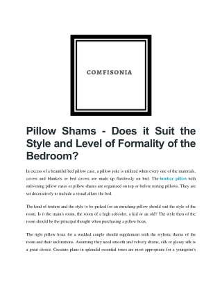 Buy Sofa Pillows - Comfisonia