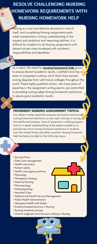 Eliminate Challenging Nursing Homework Requirements with Nursing Homework Help