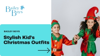 Stylish Kid's Christmas Outfits
