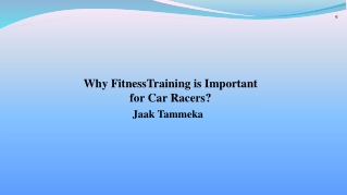Why Fitness Training is Important for Car Racers ?