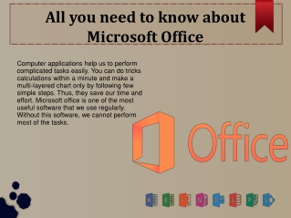 All you need to know about Microsoft Office