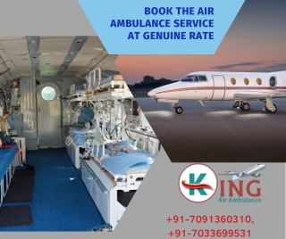 King Air Ambulance in Varanasi for Emergency Patient Aviation