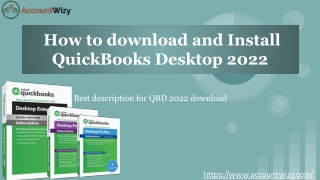 Download and Install QuickBooks Desktop 2022 Supscription