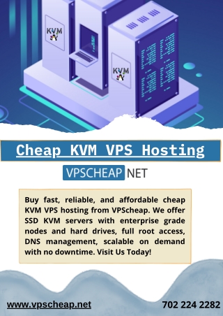 Cheap KVM VPS Hosting