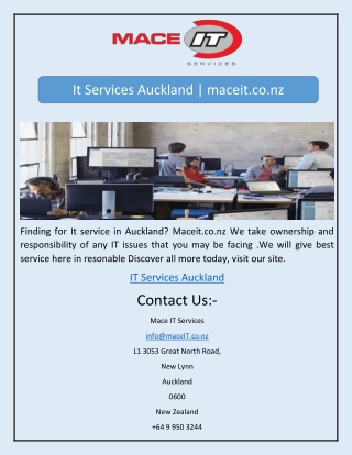 It Services Auckland | maceit.co.nz