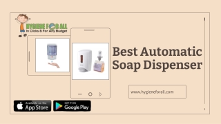 best automatic soap dispenser