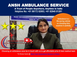 Get the most economical and best Train Ambulance Service in Guwahati