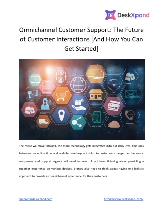 Omnichannel Customer Support_ The Future of Customer Interactions [And How You Can Get Started]